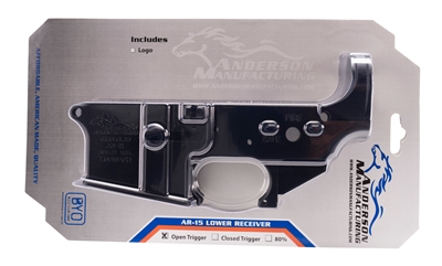 Anderson Manufacturing AR-15 Stripped Lower Receiver AM-15 D2-K067-A000-0P